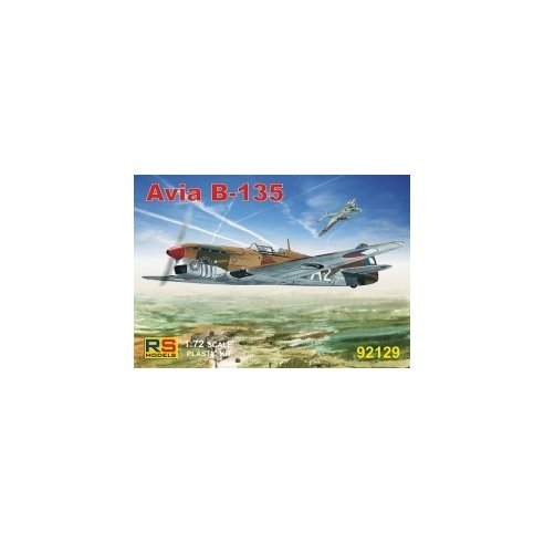 RS MODELS 1/72 Avia B-135 (4 decal v. for Czech, Slovakia) Photoetched Parts