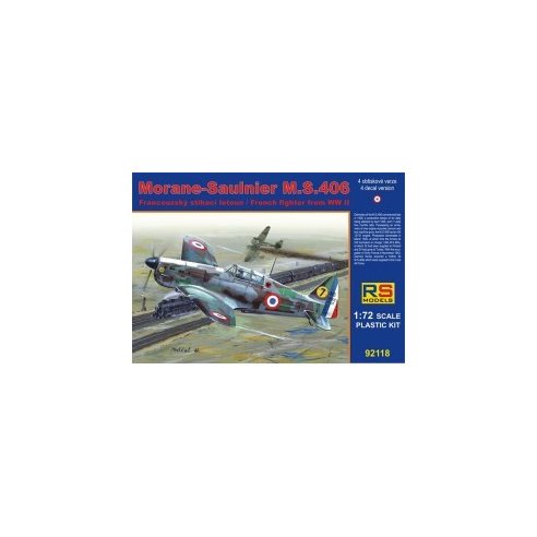 RS MODELS 1/72 Morane Saulnier MS.406 France (4 decal v. for France)