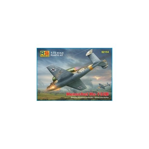 RS MODELS 1/72 Henschel Hs-132 Jumo (4 decal v. for Luftwaffe, USA, Japan)