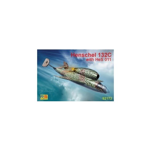 RS MODELS 1/72 Henschel Hs-132 C (5 decal v. for Luftwaffe, Japan, GB)