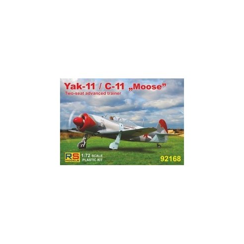 RS MODELS 1/72 Yak-11 / C-11 "Moose" (4 decal v. for War birds)