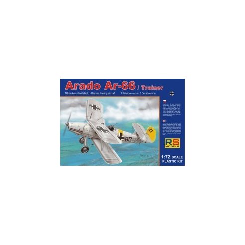 RS MODELS 1/72 Arado 66 Trainer Luftwaffe (3 decal v. for Luftwaffe)