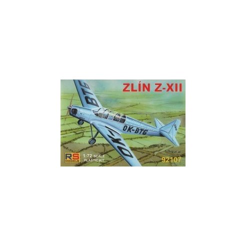 RS MODELS 1/72 Zlin XII  (5 decal v. for Luftwaffe, Czechslovakia, France)