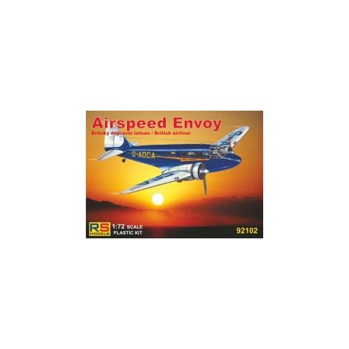 RS MODELS 1/72 Airspeed Envoy, Lynx IV C (4 decal v. for Japan, Spain Nat., Australia) Photoetched Parts + Resin parts