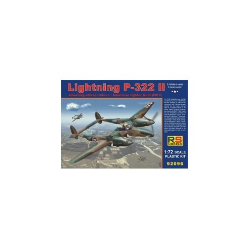 RS MODELS 1/72 Lighting P-322 II (3 decal v. for USA) Resin parts