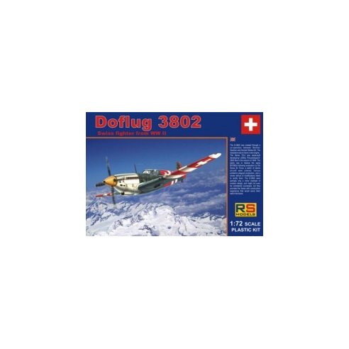 RS MODELS 1/72 Doflug D-3802/D-3803 (3 decal v. for Switzerland)