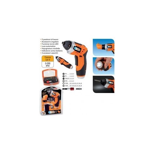 PG MINI Avvitatore batteria litio 3,6V +32 bit+kit smart