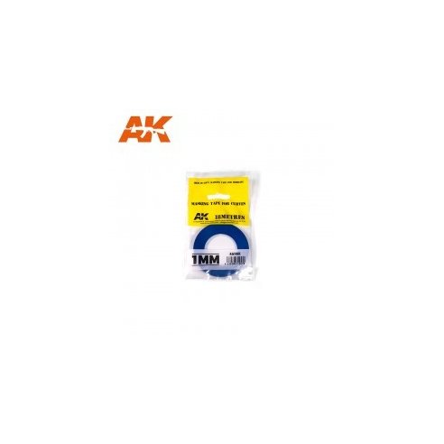 AK INTERACTIVE Blue masking Tape for curves 1mm