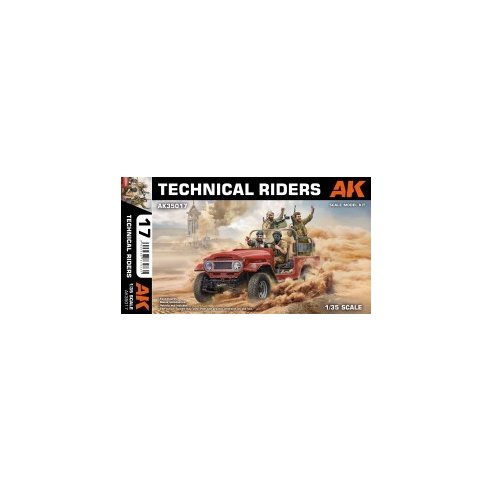 AK INTERACTIVE 1/35 Technical Riders