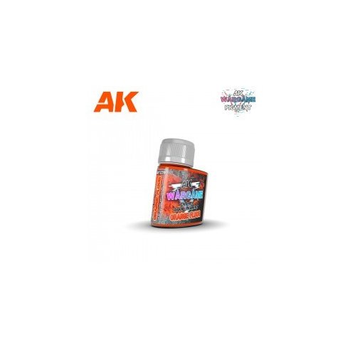 AK INTERACTIVE Orange Fluor - WARGAME LIQUID PIGMENT 35ml