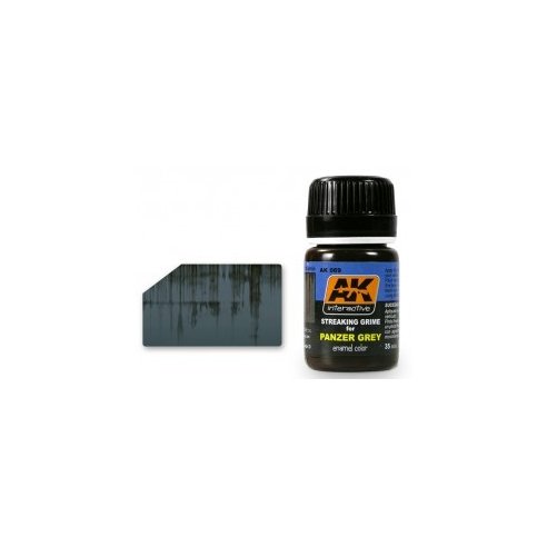 AK INTERACTIVE Streaking Grime for Panzer Grey Vehicles