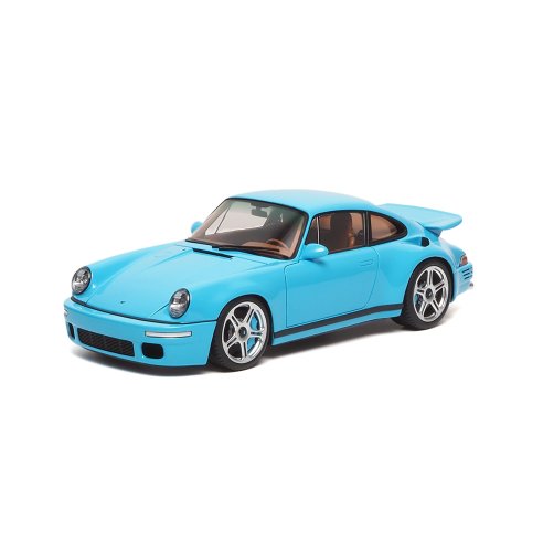 ALMOST REAL PORSCHE RUF CTR ANNIVERSARY BAVARIAN SKY BLUE 2017 1/18