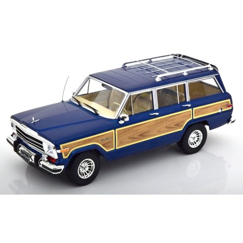 KK-Scale JEEP GRAND WAGONEER BLUE METALLIC 1989 1/18