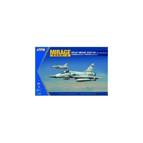 Kinetic 1/48 Mirage 2000C ROCAF W/Tractor