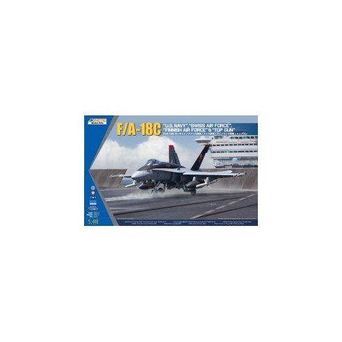 Kinetic 1/48 F/A-18C US Navy,Swiss AirForce,Finnish A AirForce & Topgun