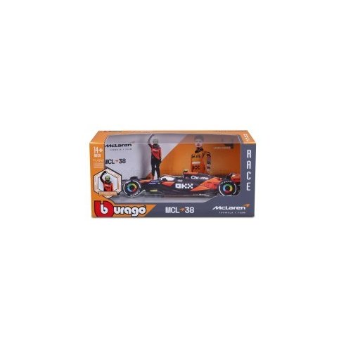 Burago 1/24 McLaren F1 MCL38 #81 Season 2024 O.Piastri - with Pilot