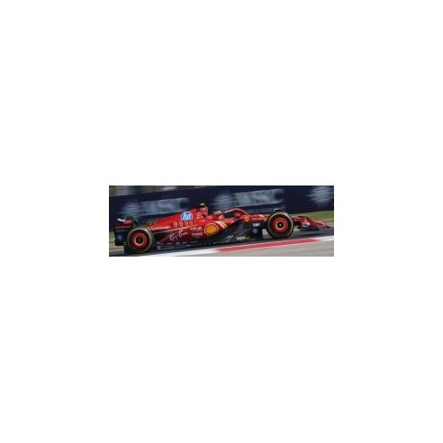 Burago 1/43 Ferrari F1 SF-24 #55 4th Italy Monza GP 2024 C.Sainz - with Pilot and Showcase