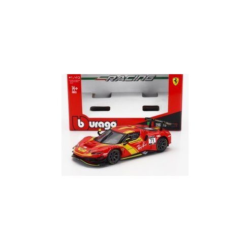 Burago 1/43 Ferrari 296 GT3 3.0L Twin Turbo V6 #71 Racing 2023