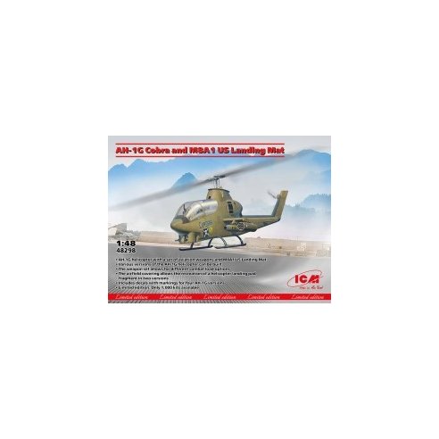 ICM 1/48 AH-1G Cobra and M8A1 US Landing Mat