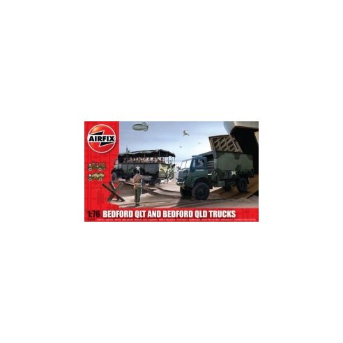 AirFix 1/76 WWII 3-ton 4x4 General Service & Troop Trucks