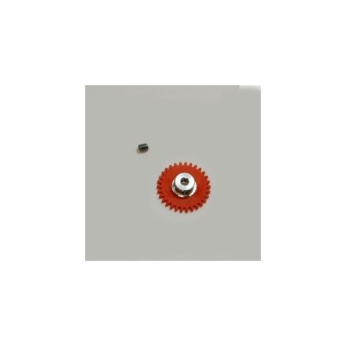 THUNDERSLOT spur gear plastic 30 teeth, dia. 17mm. - ORANGE