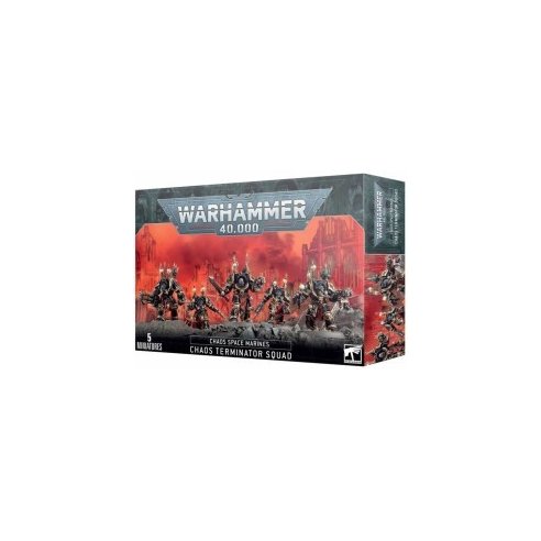 Games Workshop Warhammer 40.000 - Chaos Space Marines: Chaos Terminators Squad