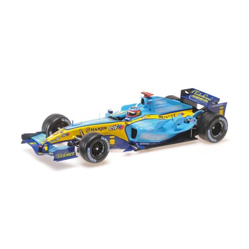 Minichamps RENAULT R25 FERNANDO ALONSO WINNER BAHRAIN GP WORLD CHAMPION 2005 1/18