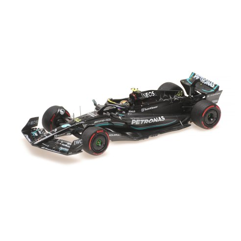 Minichamps MERCEDES AMG W14 LEWIS HAMILTON 2ND SPAIN GP 2023 1/43