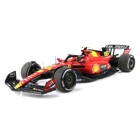 BBR MODELS FERRARI SF-23 CARLOS SAINZ 3RD PLACE GP ITALY 2023 1/18