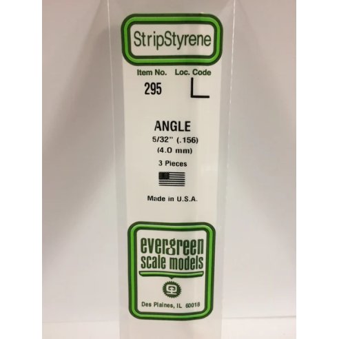 EVERGREEN  156 LISTELLO POLISTIENE 1,50X 3,2 MM 10PZ.