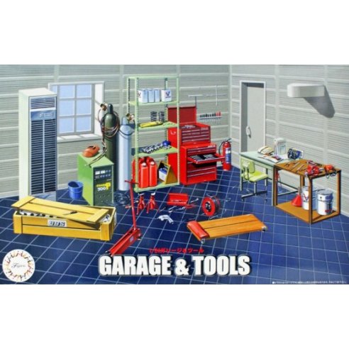 FUJIMI 11635 KIT GARAGE & TOOLS 1/24