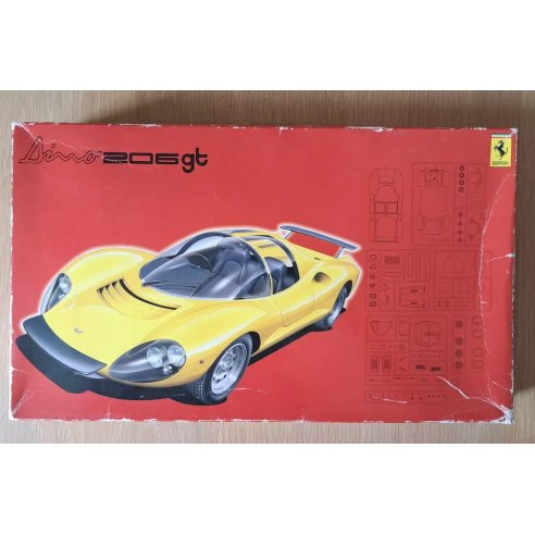 FUJIMI 123639 FERRARI DINO 206 GT AMARILLO 1/24