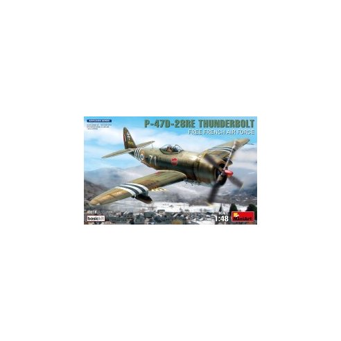 MINI ART 1/48 P-47D-28RE Thunderbolt. Free French Air Force. Basic Kit