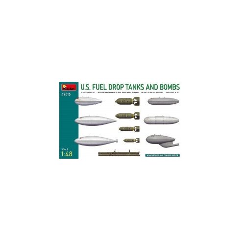 MINI ART 1/48 U.S. Fuel Drop Tanks and Bombs