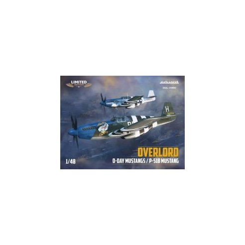 EDUARD 1/48 Overlord: D-Day Mustangs / P-51B Mustabg [Dual Combo - Limited Edition]