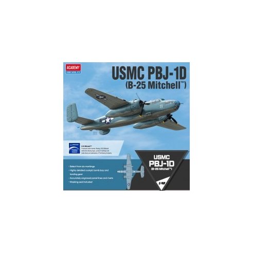 Academy 1/48 USMC PBJ-1D B-25 Mitchell