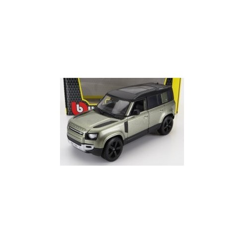 Burago 1/24 Land Rover New Defender 110 2020 - Light Green Met White