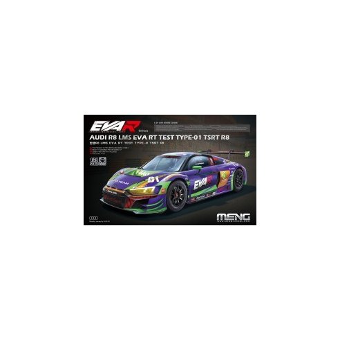 MENG 1/24 Audi R8 LMS EVA RT TEST TYPE-01 TSRT R8