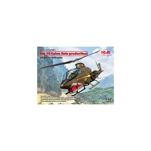 ICM 1/32 AH-1G Cobra (late production), US Attack Helicopter