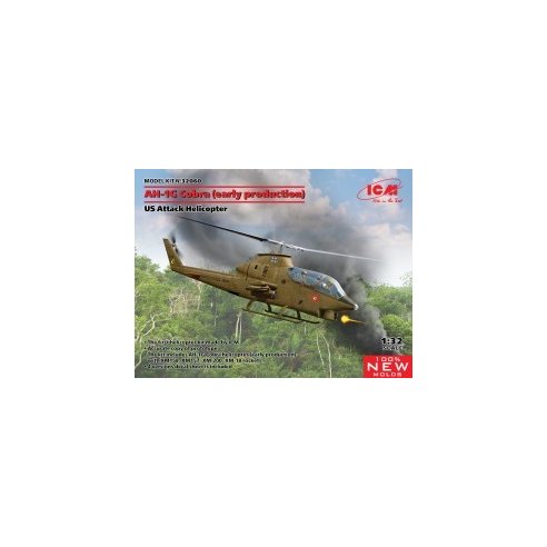 ICM 1/32 AH-1G Cobra (early production), US Attack Helicopter (100% new molds)