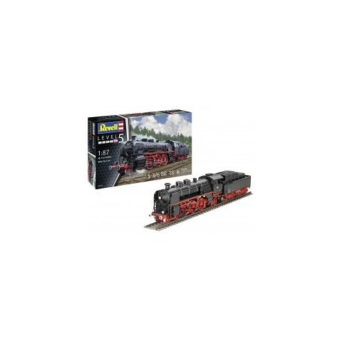 Revell 1/87 Express Locomotive S3/6 BR18(5) with Tender 2''2''T