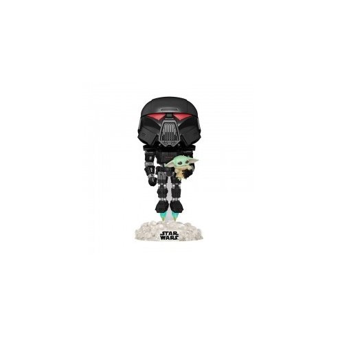 FUNKO POP POP! Star Wars 488 - The Mandalorian: Dark Trooper with Grogu