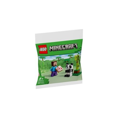 lego Polybag - Minecraft: Steve e Baby Panda