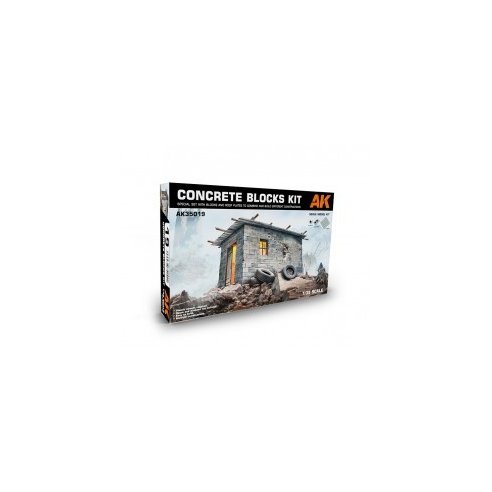 AK INTERACTIVE 1/35 Concrete Blocks Kit