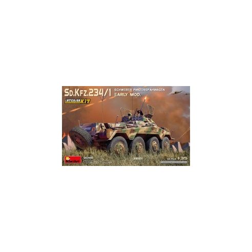 MINI ART 1/35 Sd.Kfz.234/1 Schwerer Panzerspahwagen. Early Mod. Interior Kit