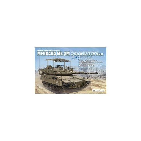 MENG 1/35 Israel Main Battle Tank Merkava Mk.4M with Roof-Mounted Slat Armor