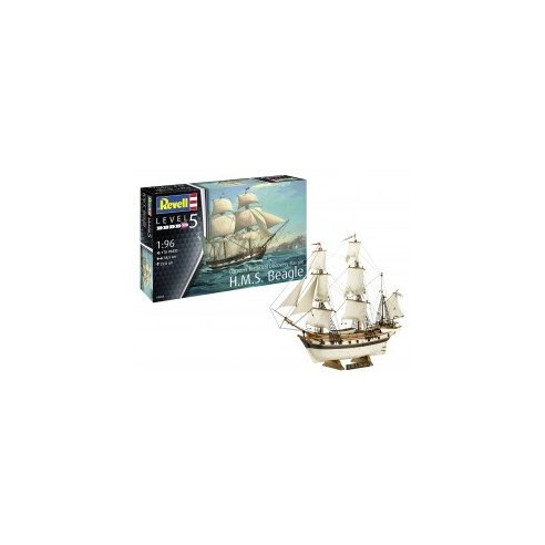 Revell 1/96 H.M.S. Beagle Darwin''s Historical Discovery Barque