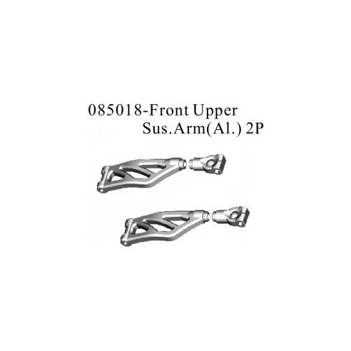 RADIOKONTROL RK Front upper susp. arms aluminium (2 pc)