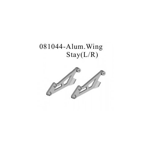 RADIOKONTROL RK Aluminium wing stay (L+R)