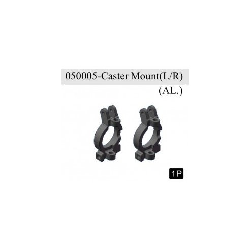 RADIOKONTROL RK Steering Mount (Left+Right) Aluminium